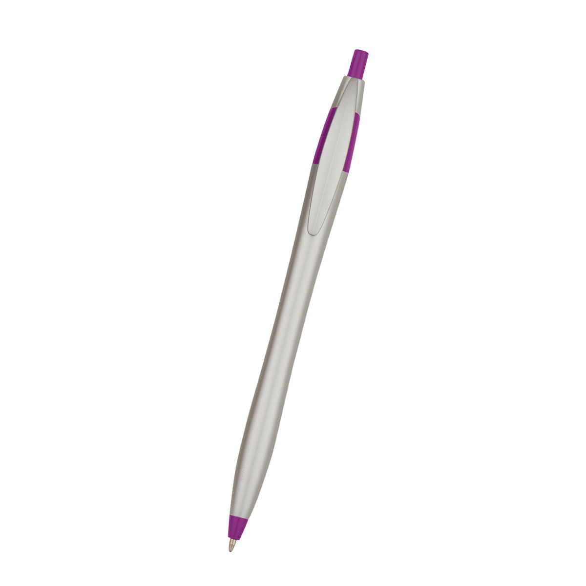 Dart Pen - Silver With Purple