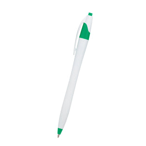 Dart Pen - White With Green