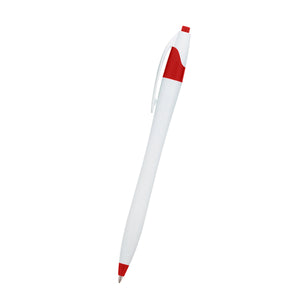 Dart Pen - White With Red