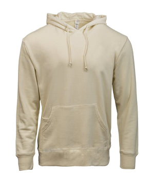 Unisex Triblend French Terry Hoodie - Cream