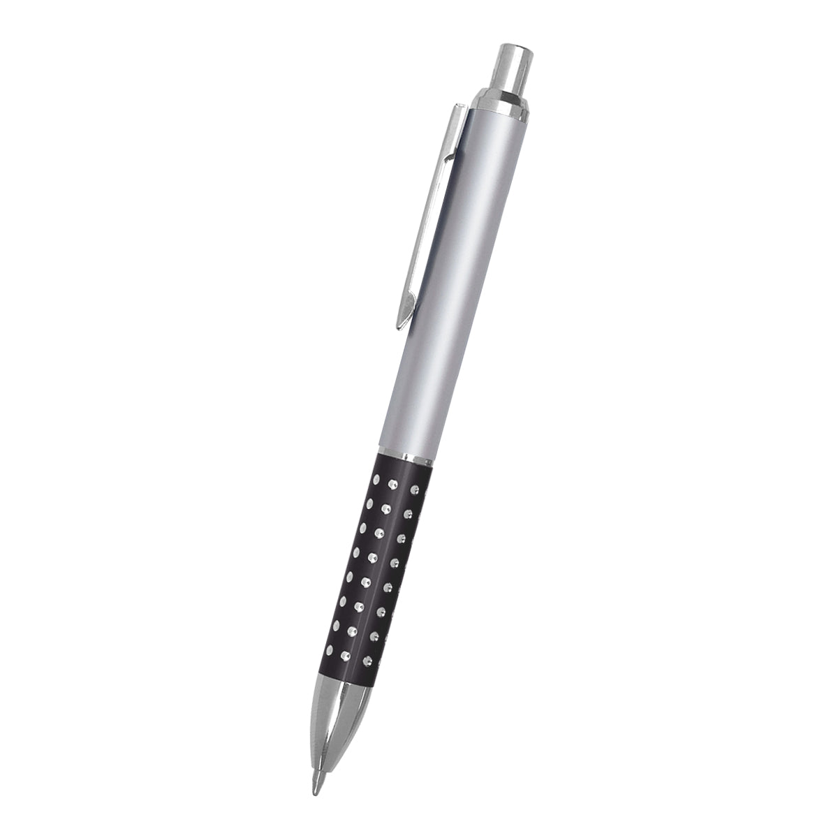 The Vegas Pen - Silver With Black