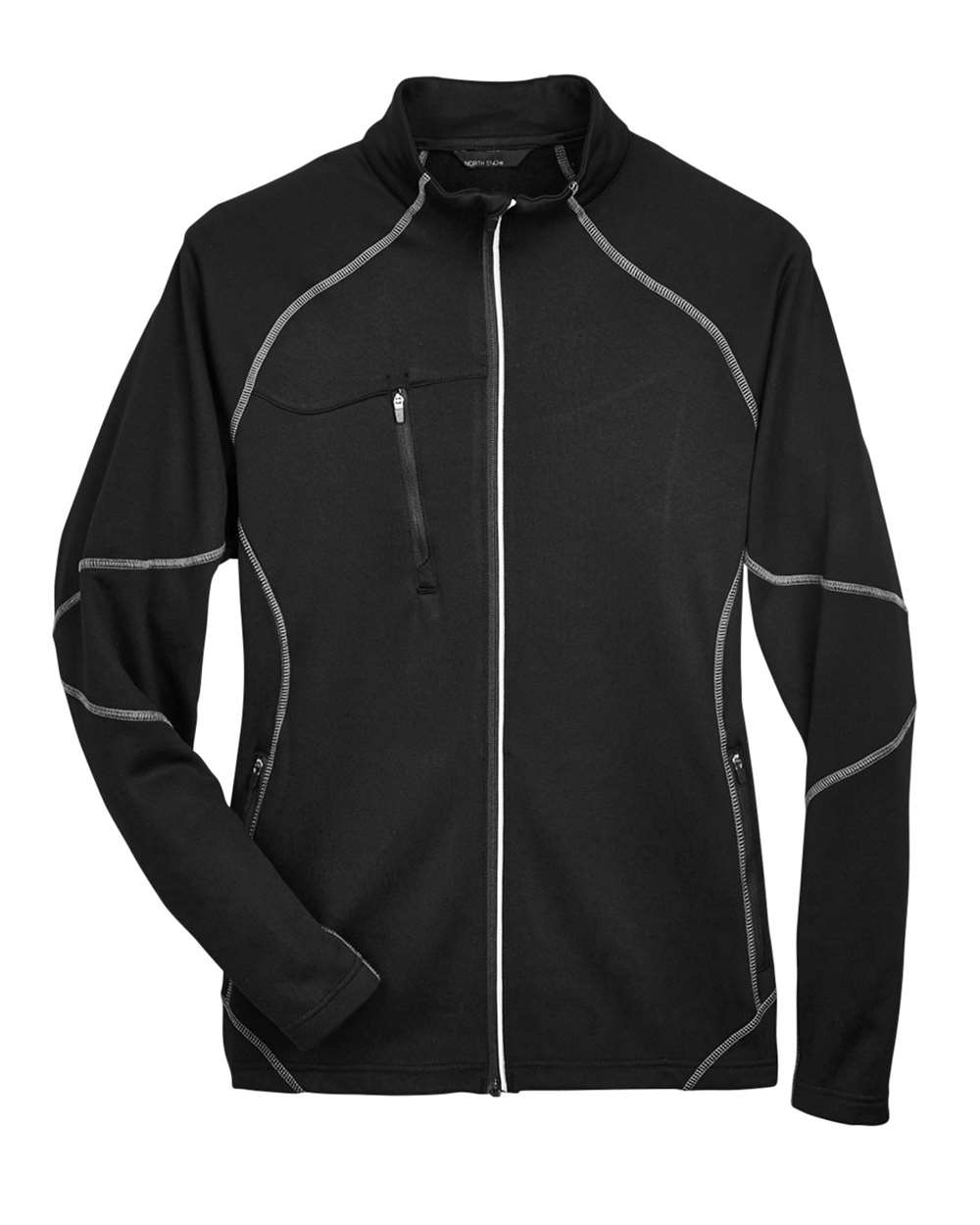 North End Men's Gravity Performance Fleece Jacket - Black