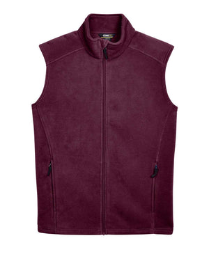 CORE365 Men's Journey Fleece Vest - Burgundy