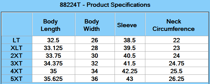 Core365 Men's Tall Profile Fleece-Lined All-Season Jacket - Specs