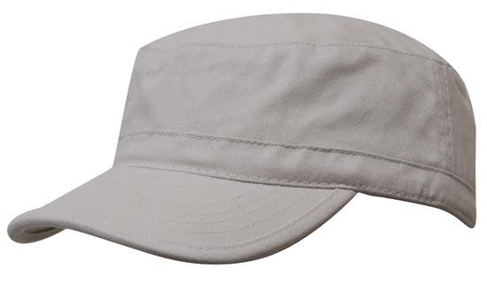 Brushed Sports Twill Military Cap - Custom Embroidered -