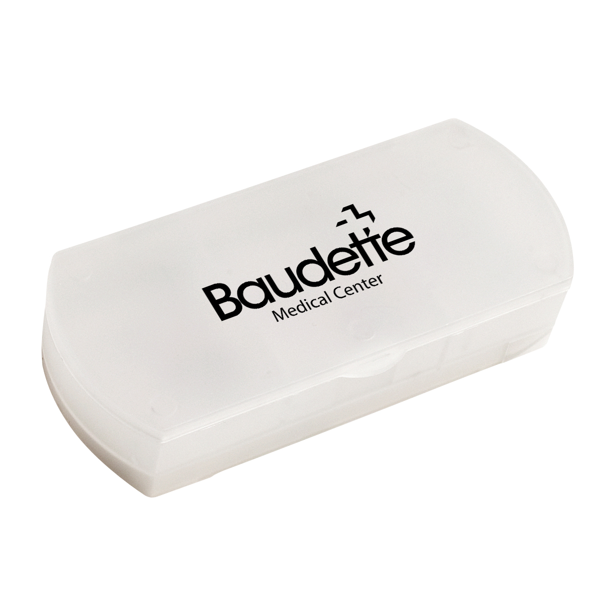 Pill Box/Bandage Dispenser - Frost Clear