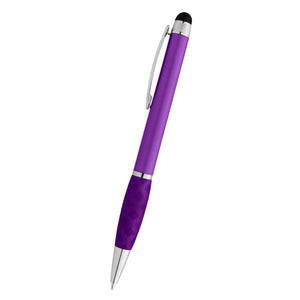 Crisscross Grip Stylus Pen - Purple
