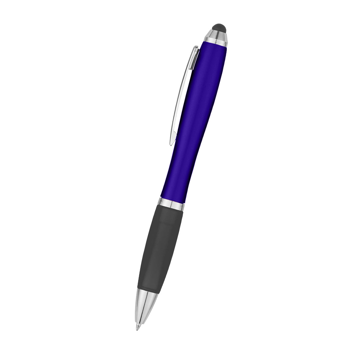 Satin Stylus Pen - Purple With Black