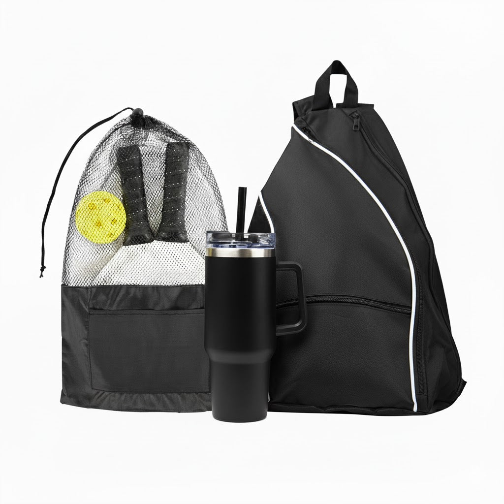 INTREPID PICKLEBALL KIT - Black/Black