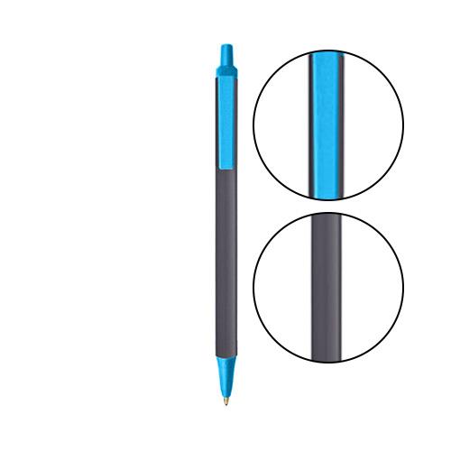 Slate BIC® Clic Stic® Pen - Slate With Blue