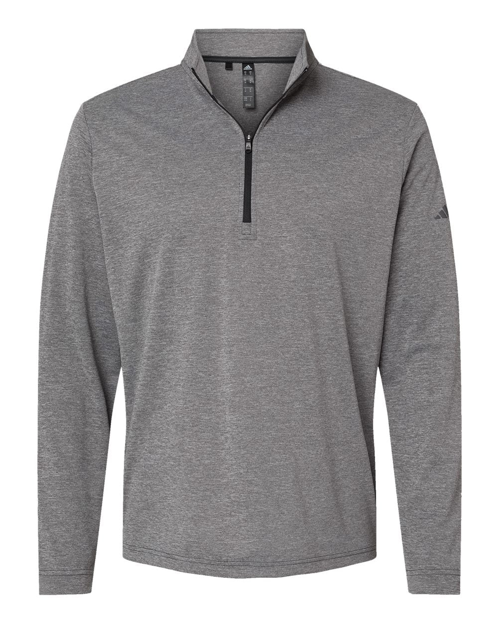 Adidas Men's Ultimate365 Lightweight Quarter-Zip Pullover - Black Heather