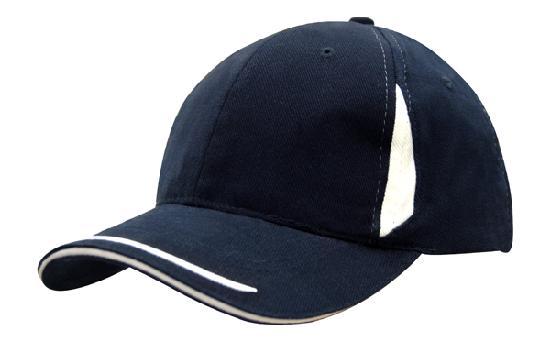 6 Panel BHC Cap Crown Insert & Sandwich - Custom Embroidered -