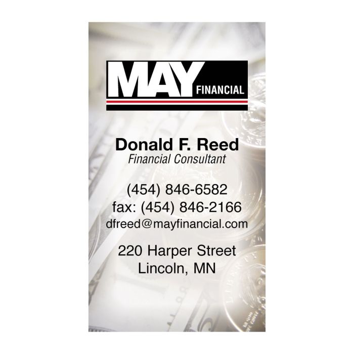 Business Card Magnet - Money 1