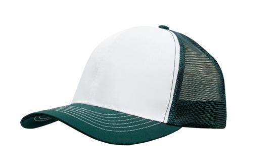 6 Panel Mesh Back Cap Breathable P-Twill - Custom Embroidered - HP3819 -