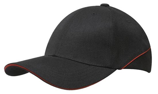 Premium American Twill Cap with Sandwich - Custom Embroidered -