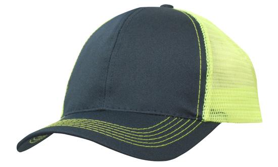 6 Panel Mesh Back Cap Breathable P-Twill - Custom Embroidered - HP3819 -
