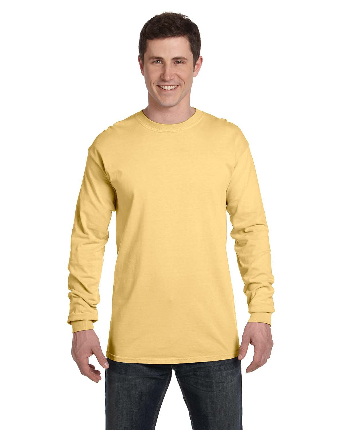 Comfort Colors Adult Heavyweight RS Long-Sleeve T-Shirt - Butter