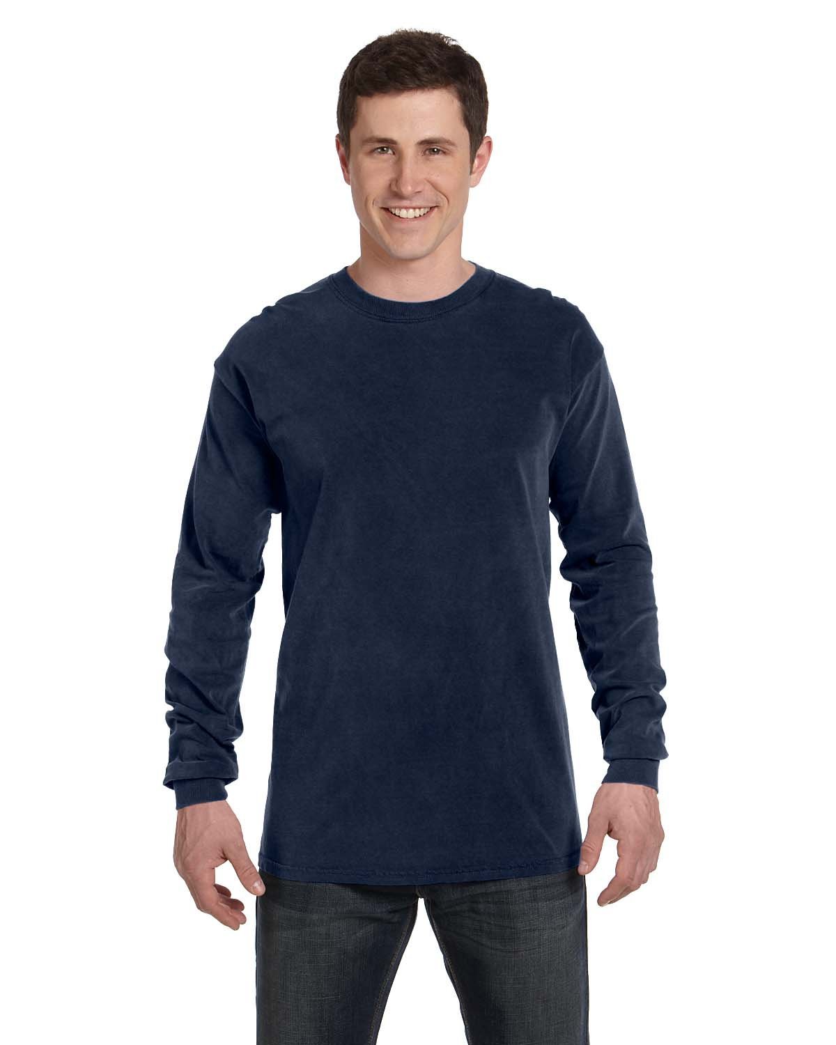 Comfort Colors Adult Heavyweight RS Long-Sleeve T-Shirt - True Navy