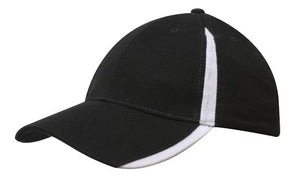 6 Panel BHC Cap with Inserts On Peak & Crown - Custom Embroidered -