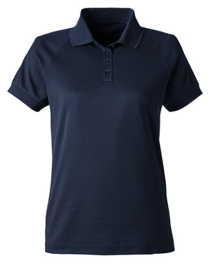 Harriton Ladies' Charge Snag and Soil Protect Polo - Dark Navy