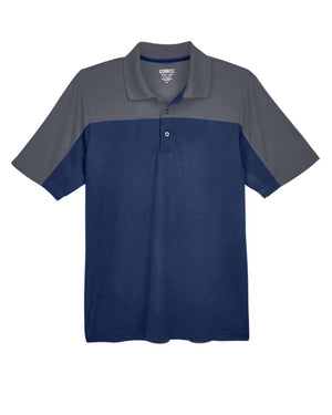 CORE365 Men's Balance Colorblock - Classic Navy Heather/ Carbon