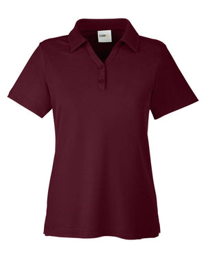 CORE365 Ladies' Fusion ChromaSoft™ Pique Polo - Burgundy