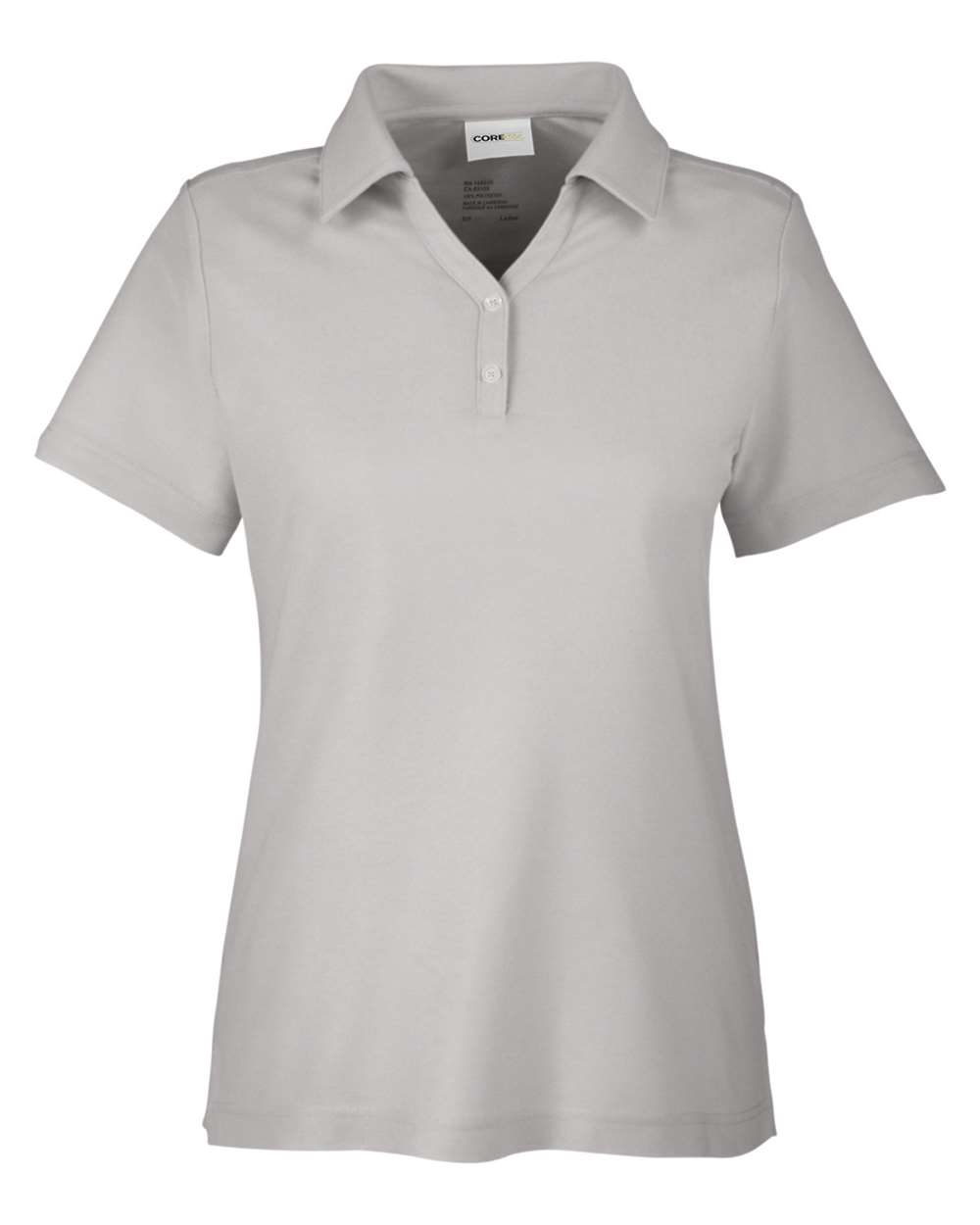 CORE365 Ladies' Fusion ChromaSoft™ Pique Polo - Platinum
