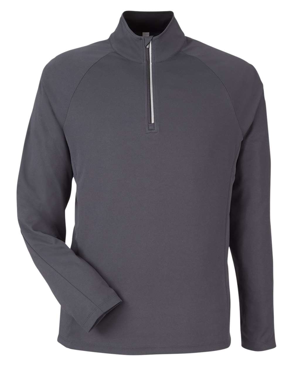 CORE365 Men's Origin Performance Pique Quarter-Zip - Carbon/ Black