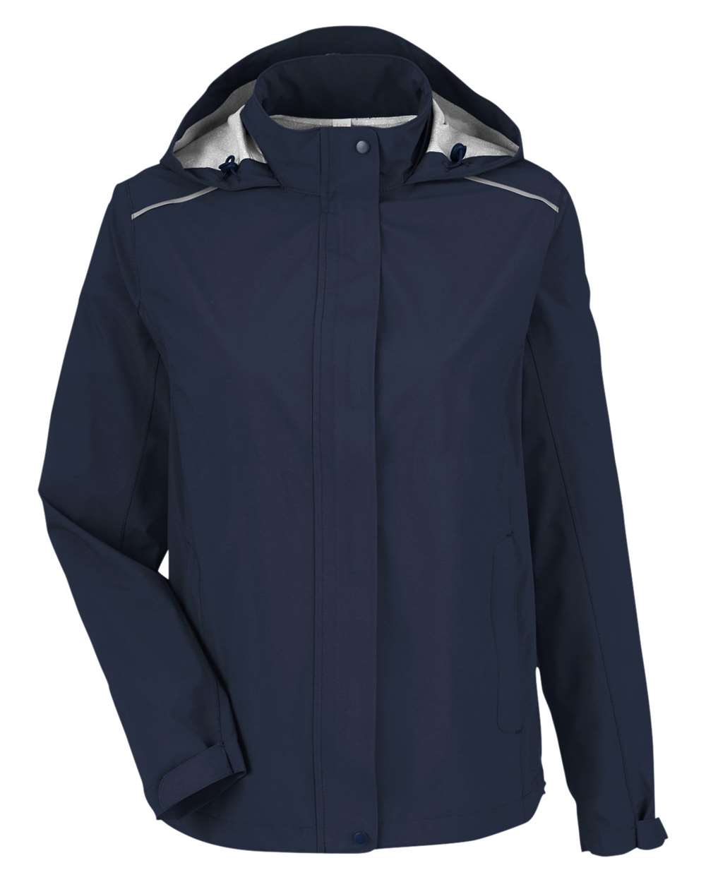 CORE365 Ladies' Packable Rain Jacket - Classic Navy