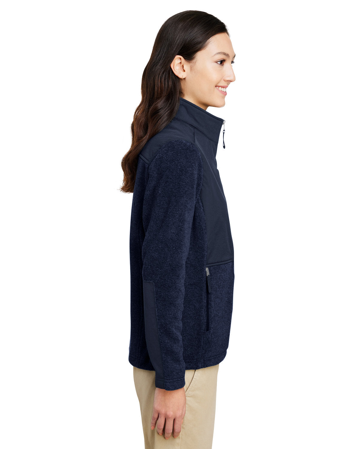 Core365 Ladies' Journey Summit Hybrid Full-Zip - Side