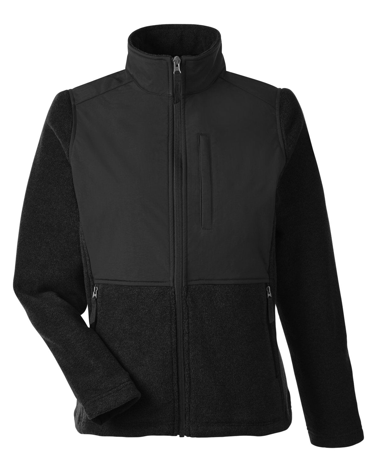 Core365 Ladies' Journey Summit Hybrid Full-Zip - Black