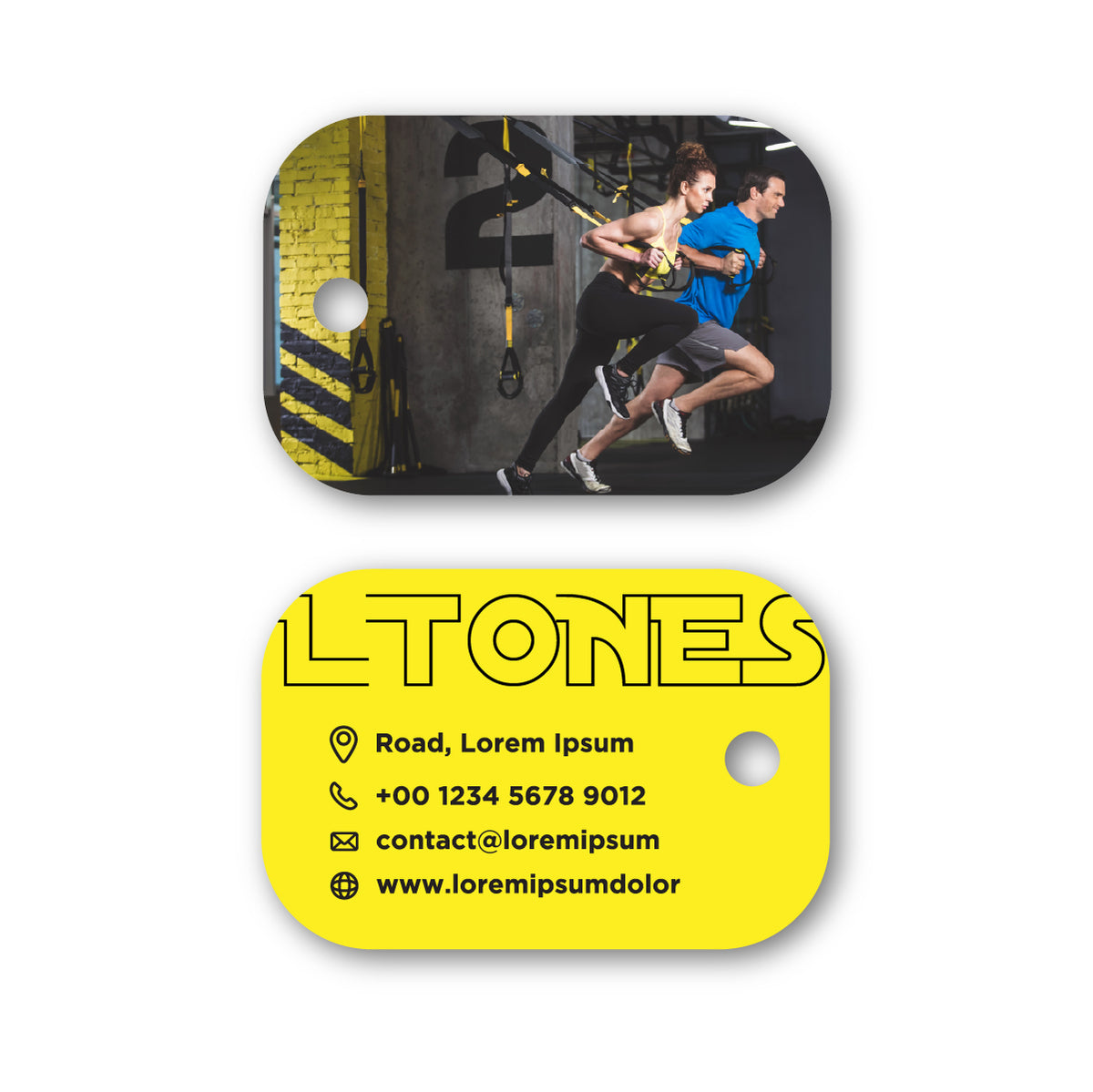 Poly Laminate Key Tag - Small Rectangle