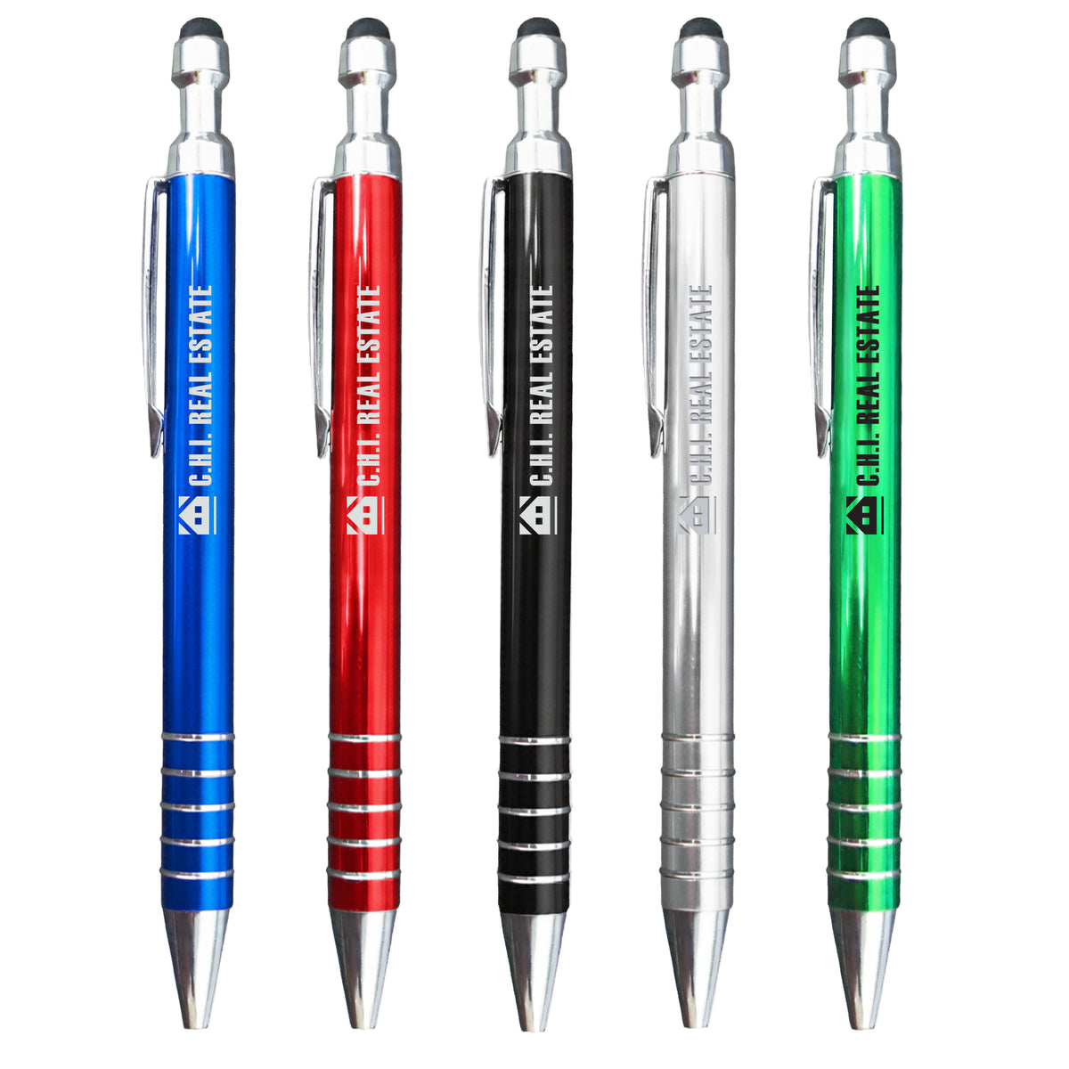Fury Aluminum Click Action Soft Stylus Pen