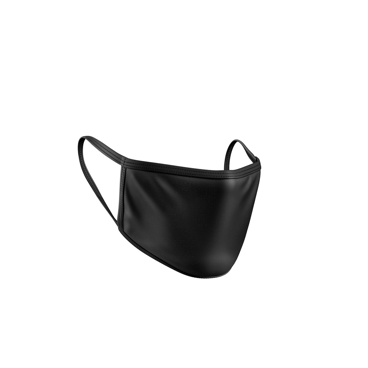 4 Ply Cotton Face Mask - Blank - Black