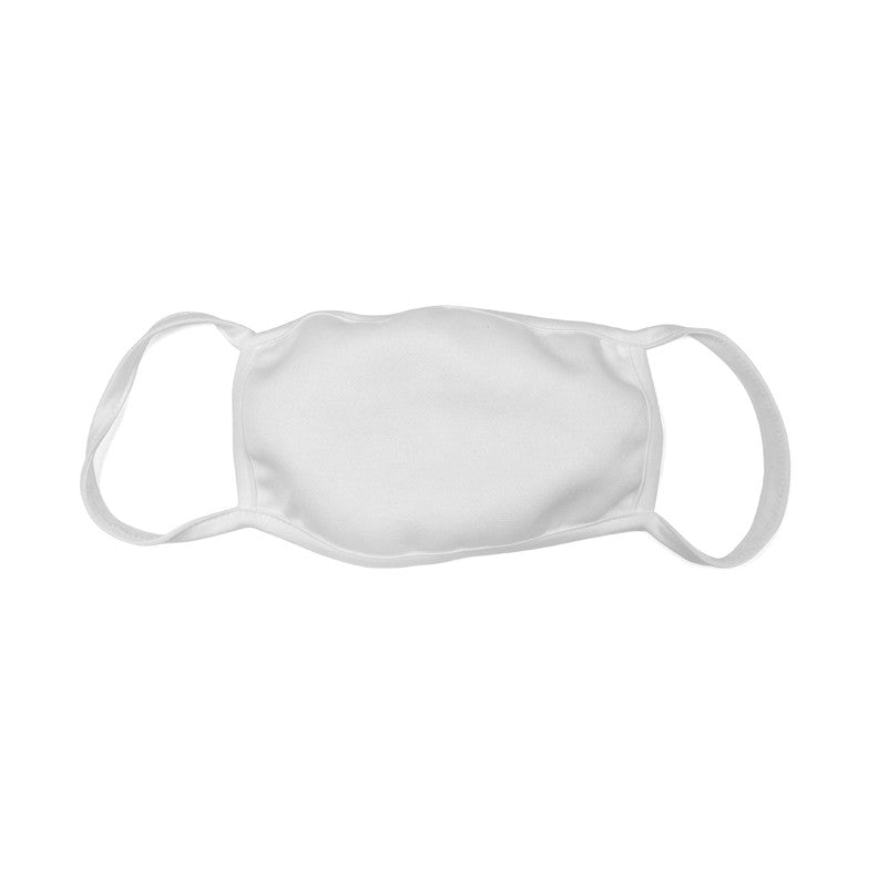 4 Ply Cotton Face Mask - Blank - White