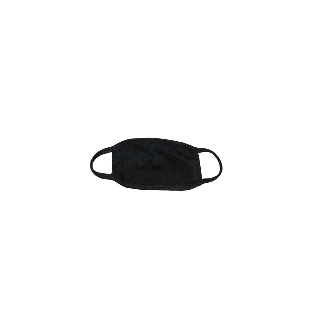 4 Ply Cotton Face Mask - Blank - Black