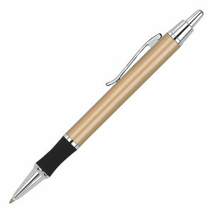 Galaxy Metal Click-Action Promotional Pen - Champagne With Silver