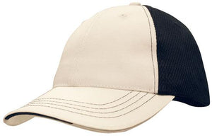 6 Panel Cool Mesh Trucker Cap with Sandwich - Custom Embroidered -