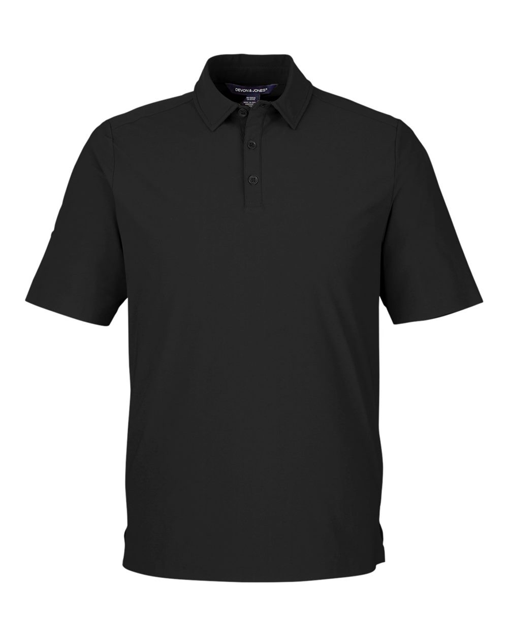 Devon & Jones CrownLux Performance® Men's Windsor Welded Polo - Black
