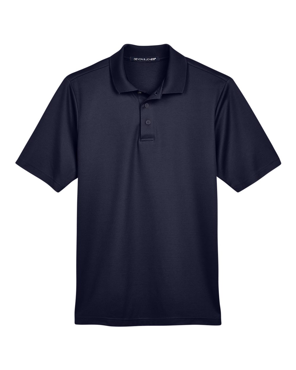 Devon & Jones CrownLux Performance™ Men's Plaited Polo - Navy