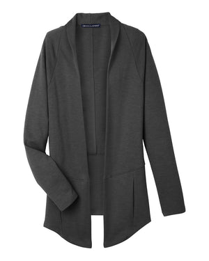Devon & Jones New Classics® Ladies' Charleston Cardigan - Black Melange