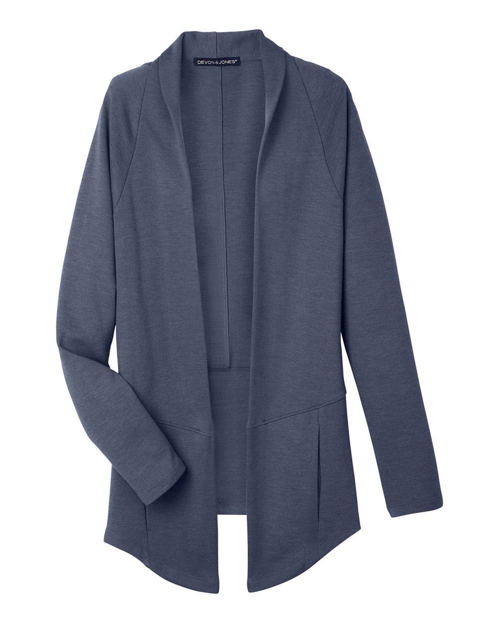 Devon & Jones New Classics® Ladies' Charleston Cardigan - Navy Melange