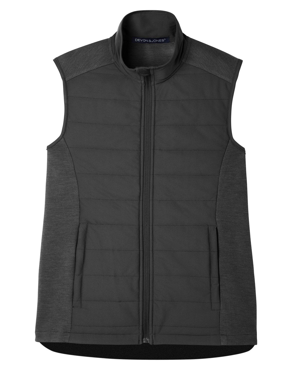 Devon & Jones New Classics® Men's Charleston Hybrid Vest - Blk Melange