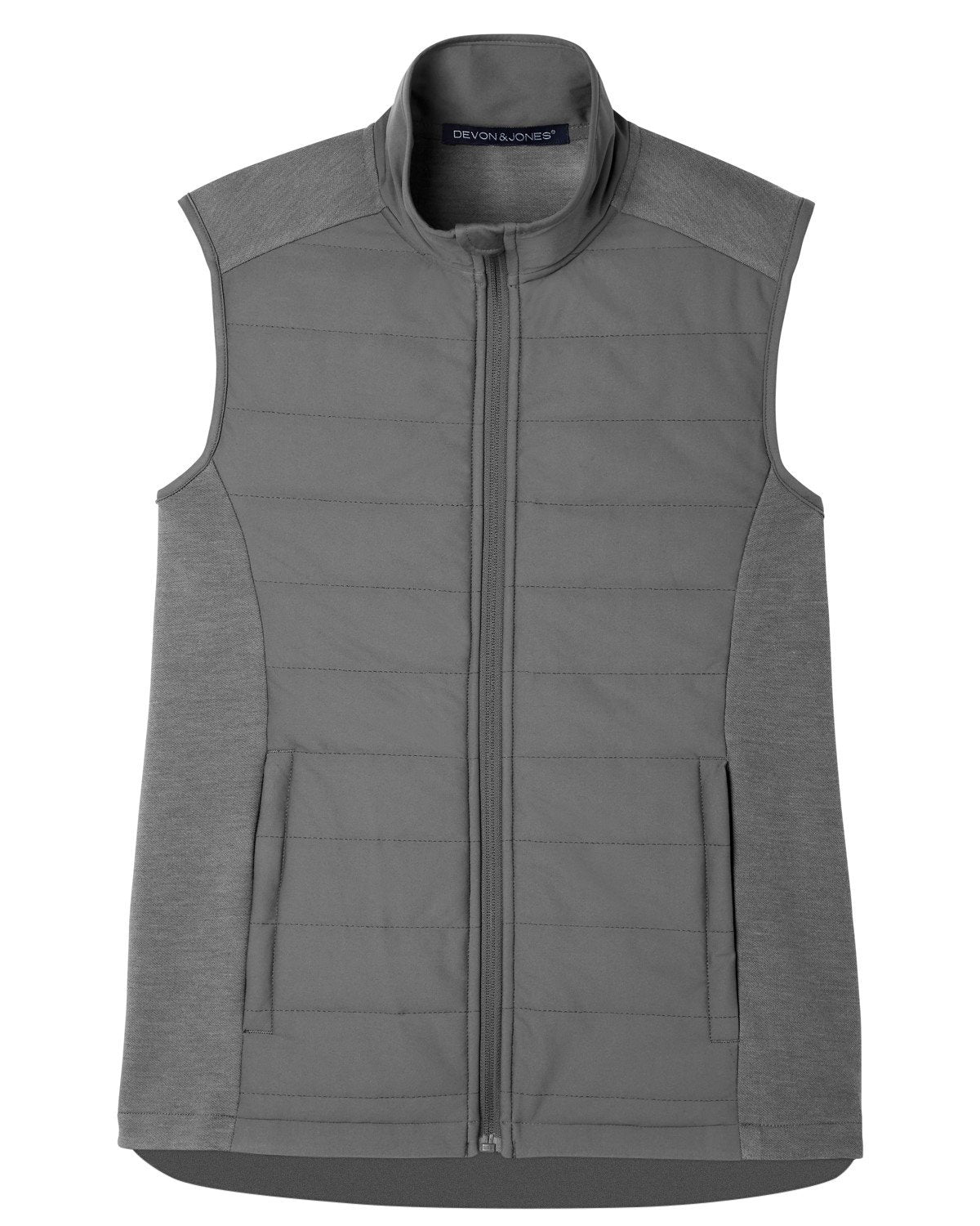 Devon & Jones New Classics® Men's Charleston Hybrid Vest - Grpht Mlnge