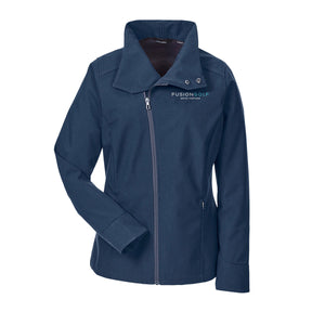 Ladies' Edge Soft Shell Jacket with Convertible Collar