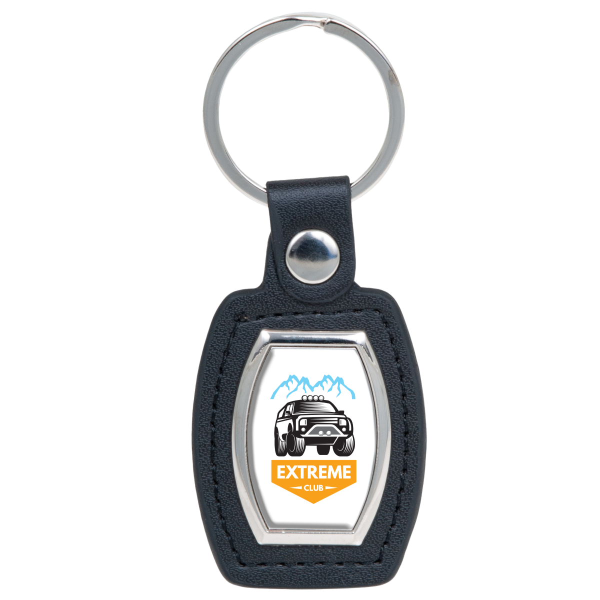 Suburban Domed Key Tag - White