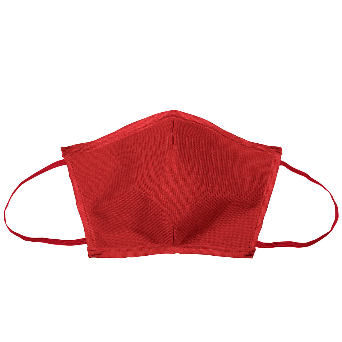 Flat Fold Canvas Face Mask With Elastic Loops - Fruit Punch