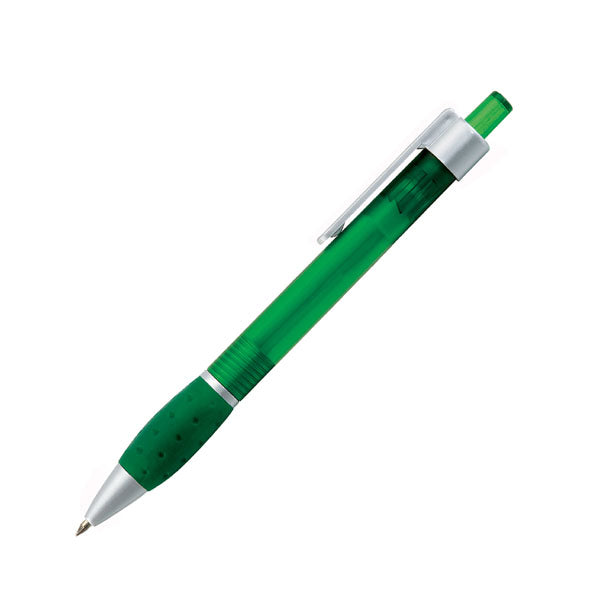 Falcon Plastic Click-Action Ballpoint Promotional Pen - Green