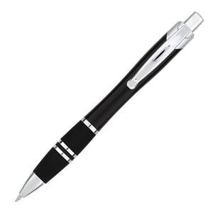 Firebird Plastic Click-Action Promotional Pen - Black