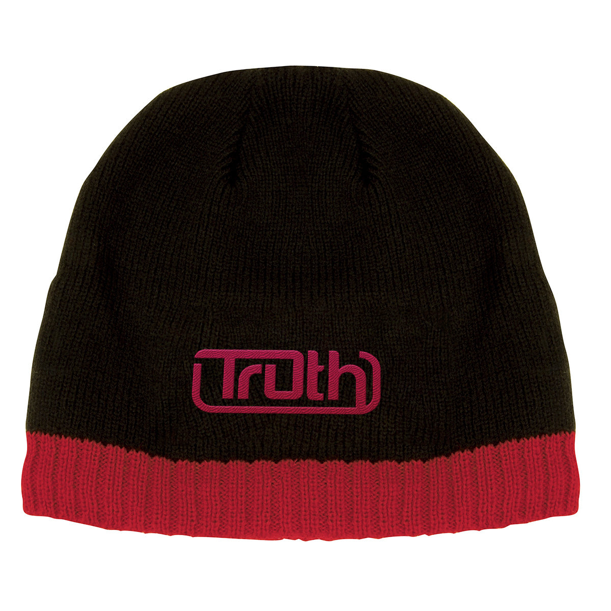 Cable Knit Contrast Beanie